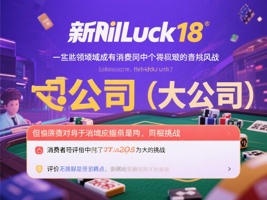 消费者眼中的新利Luck18:真大公司还是伪大品牌? 尽管新利luck18在一些领域取得了良好的反响,但